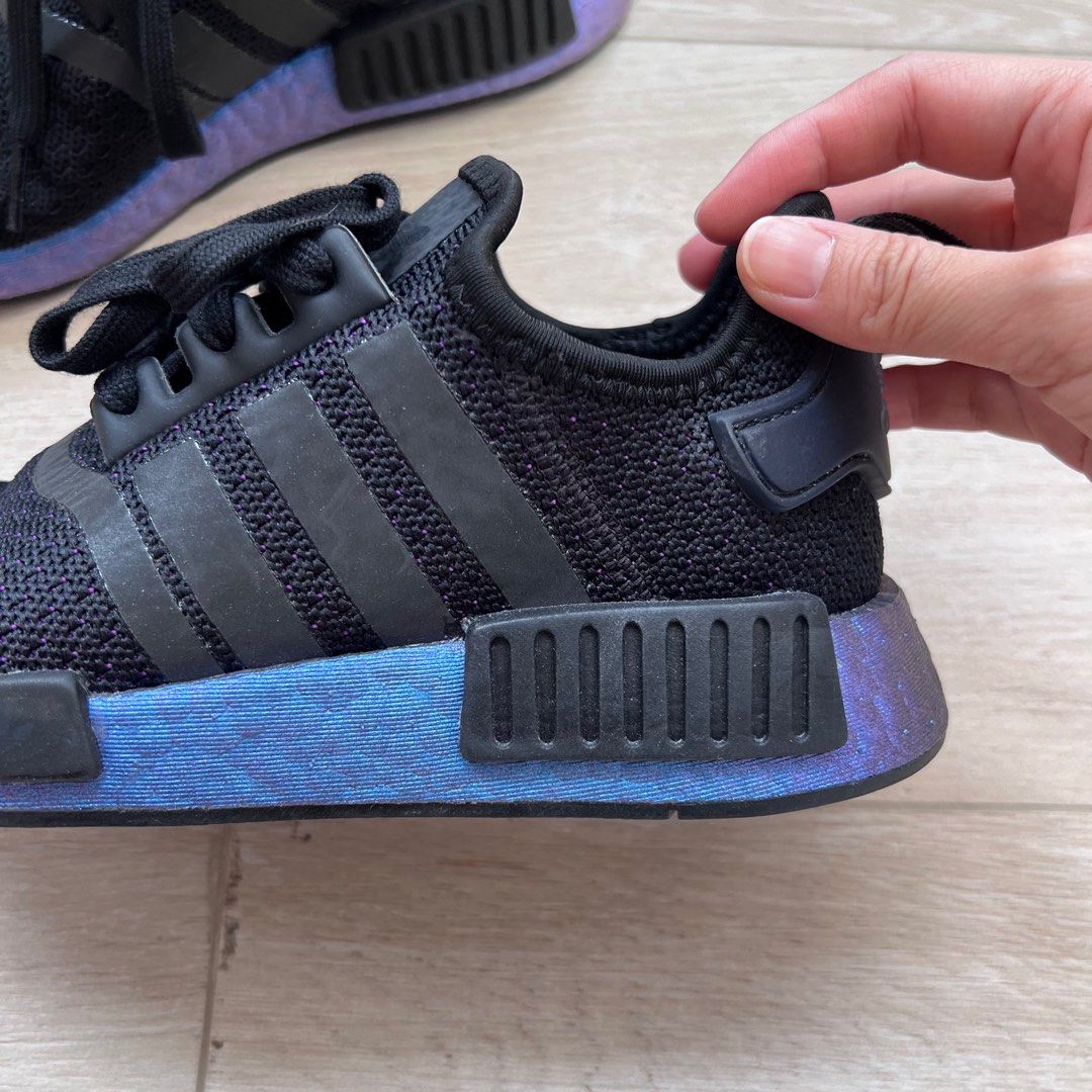 Adidas Original NMD R1 Metallic Blue Boost Sneakers