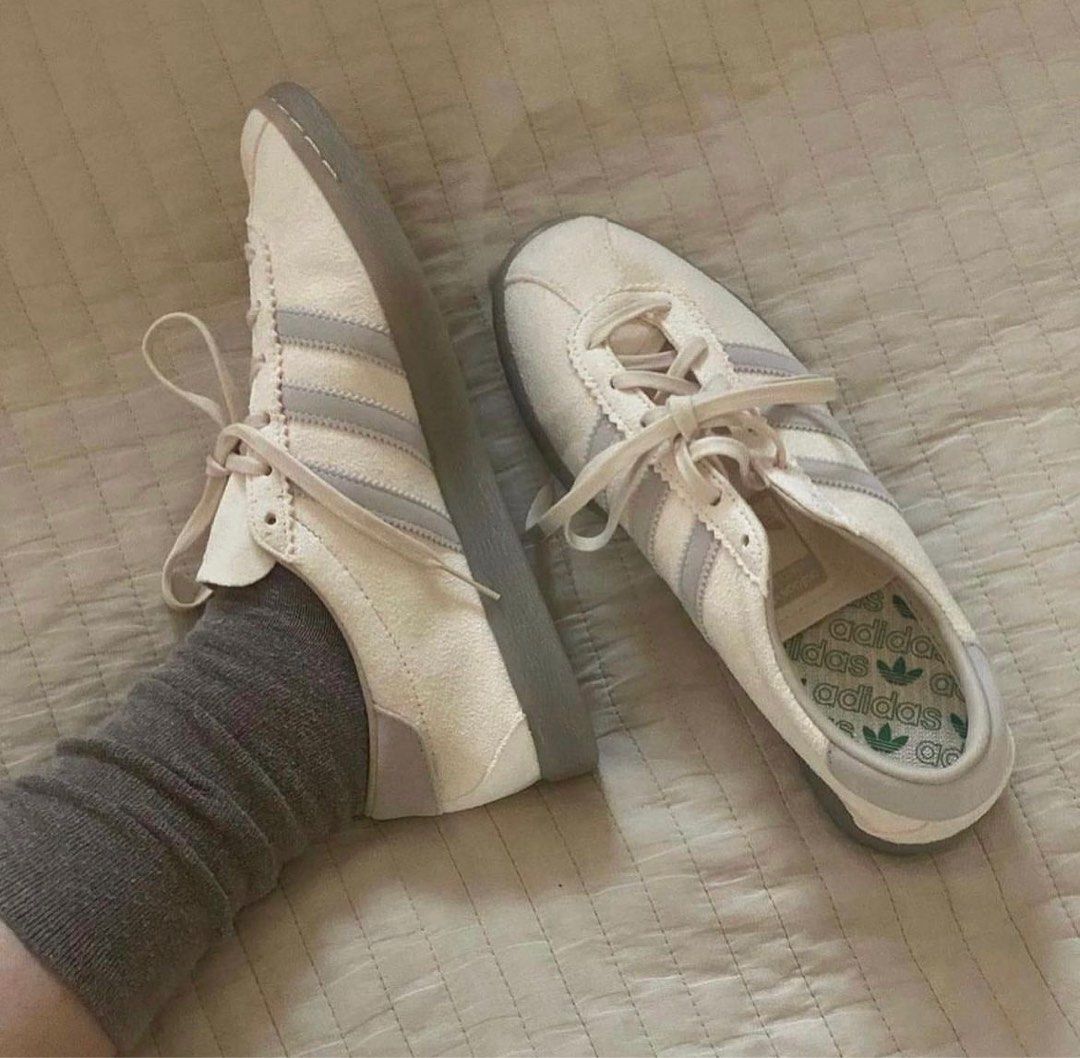 Adidas Tobacco Gruen in Cream White Bliss, Women's Fashion, Footwear,  Sneakers on Carousell