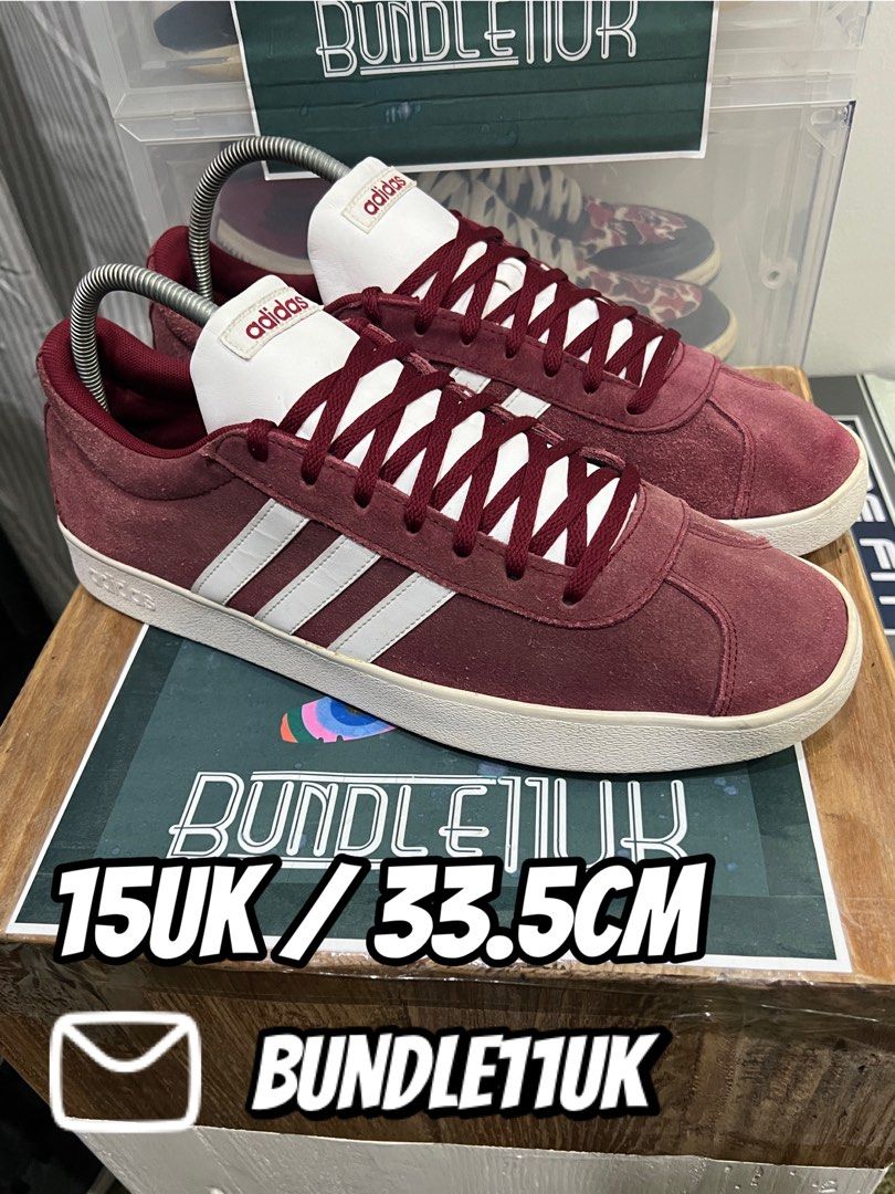 Adidas vl court maroon clearance