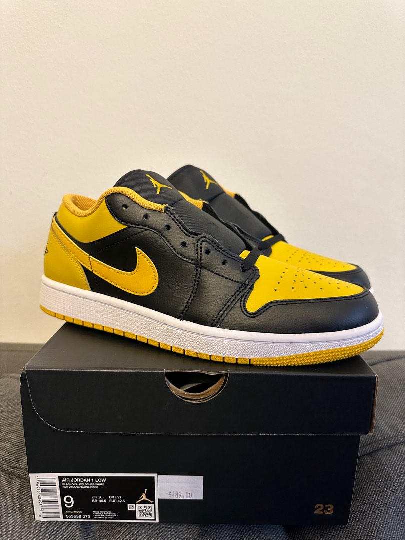 Jordan 23 black deals and yellow