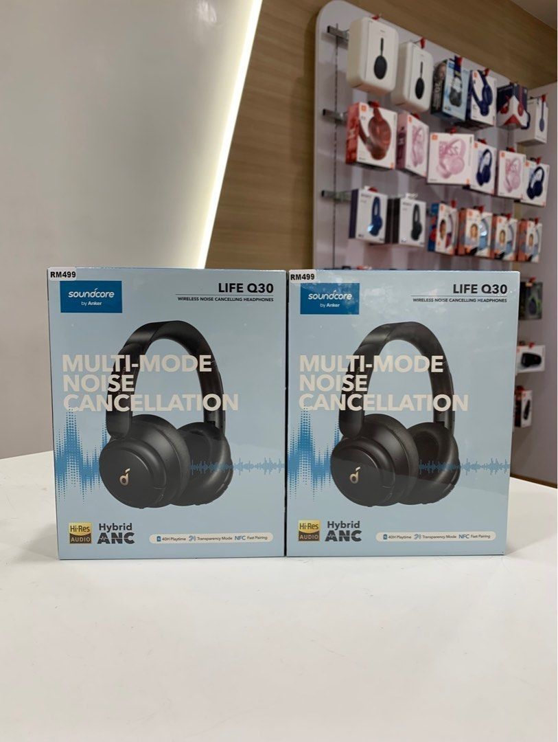 Anker Soundcore Life Q30 Wireless Noise Cancelling Headphones (Fixed  Price), Audio, Headphones & Headsets on Carousell