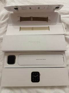 Apple Watch Series 6 40mm Stainless Gold GPS+Cellular Gold Malinese Loop
