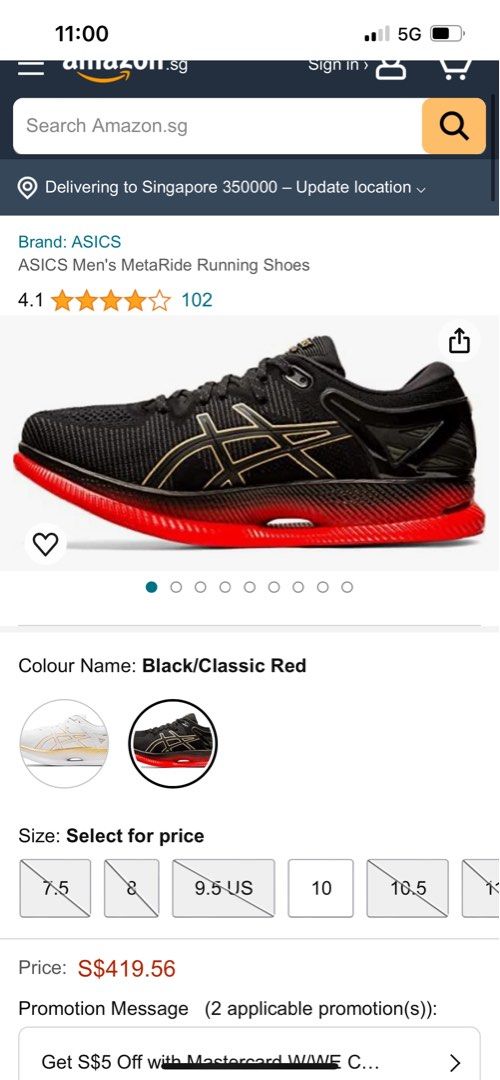 ASICS metaride women shoes