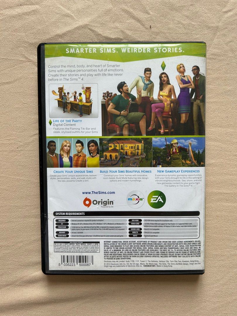 AUTHENTIC/ORIGINAL Sims 4 PC game/cd (Category: Others) located in Quezon City. Submitted by Train4Thoughts (Listing ID 1289725860, Image 2). Description: - original/auhtentic sims 4 pc game/cd rfs: decluttering.