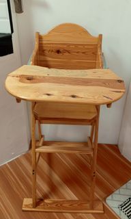 BABY WOODEN HIGH CHAIR