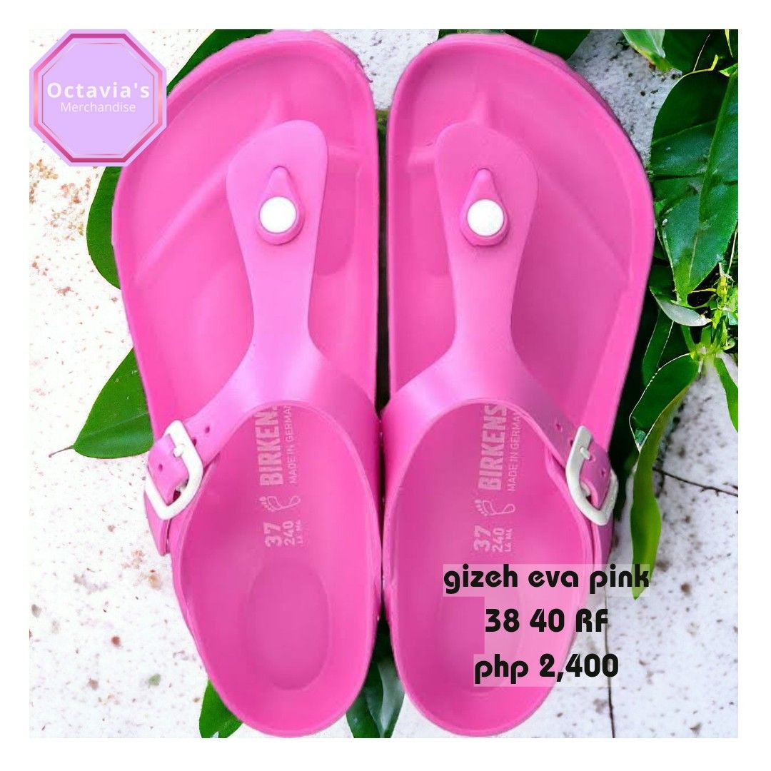 Birkenstock gizeh eva neon pink cheap