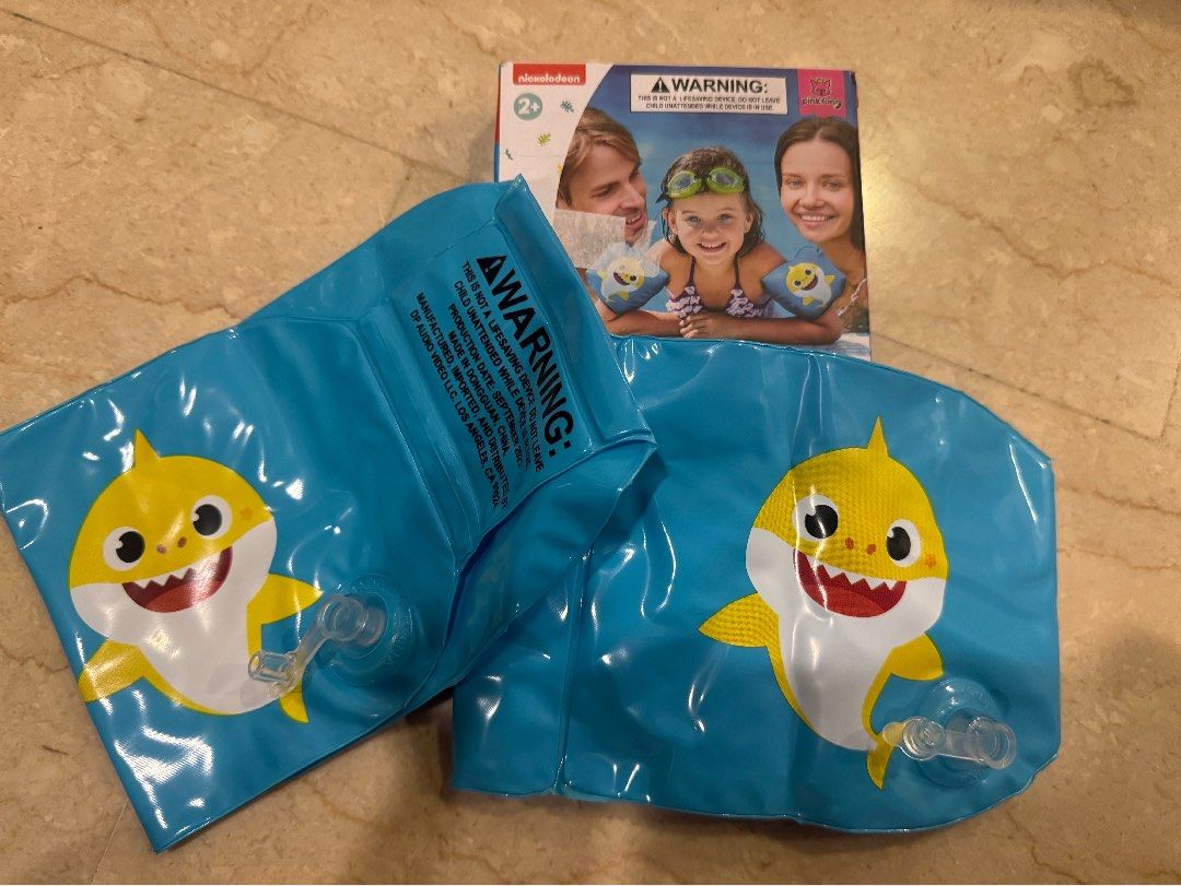 Baby shark arm floaties sales