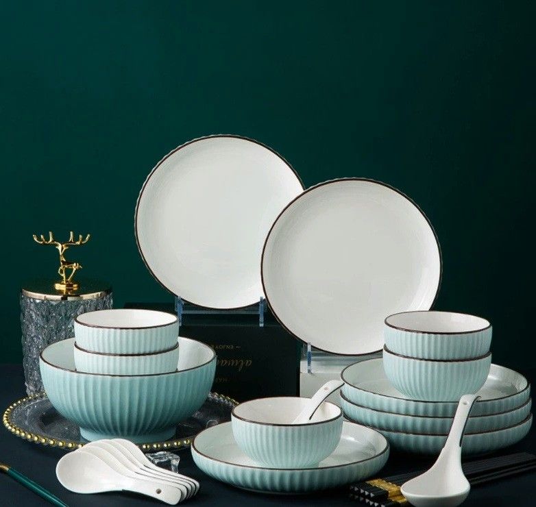 Elegant dinnerware set sales