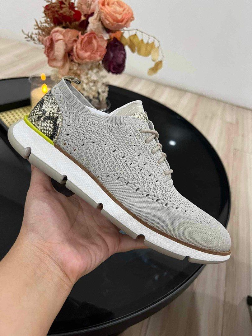 Brand New Original Authentic Legit Cole Haan Women s Shoes Sneakers ZeroGrand Stitchlite Oxford Python Print Sulphur Spring Women s Fashion Footwear Sneakers on Carousell