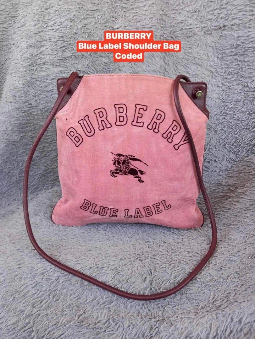 BURBERRY Blue Label Orig (Category: Luxury Bags & Wallets) located in Pagadian. Submitted by lightbagelyas (Listing ID 1289705755, Image 1). Description: BURBERRY Blue Label Shoulder Bag Coded White Tag Silver Hardware Canvas Leather Fabric Lining NO issue.