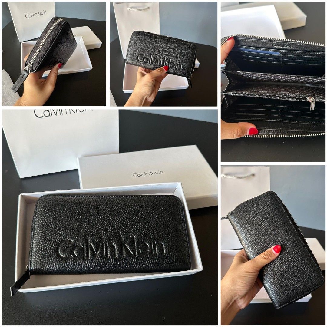 Calvin Klein Long Wallet Men s Fashion Watches Accessories Wallets Card Holders on Carousell
