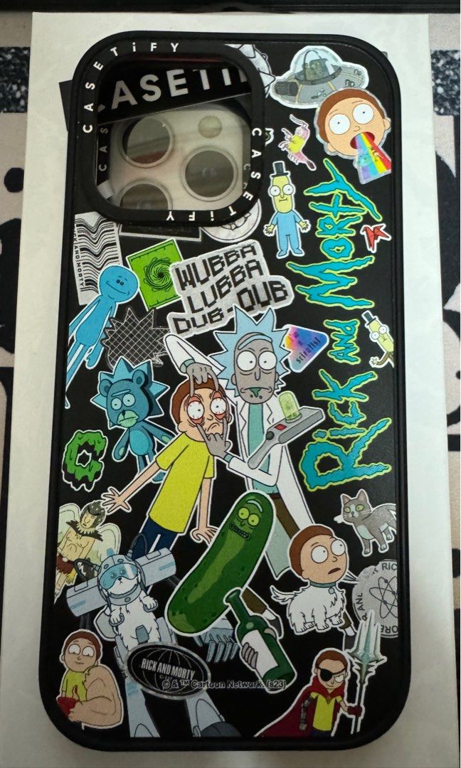 Casetify Rick and Morty case, 手提電話, 電話及其他裝置配件, 手機套