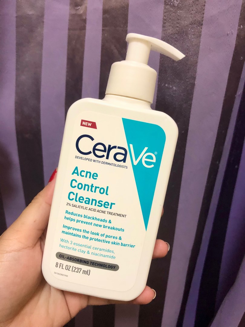 Cerave acne control cleanser 10ml, Beauty & Personal Care, Face, Face Care  on Carousell