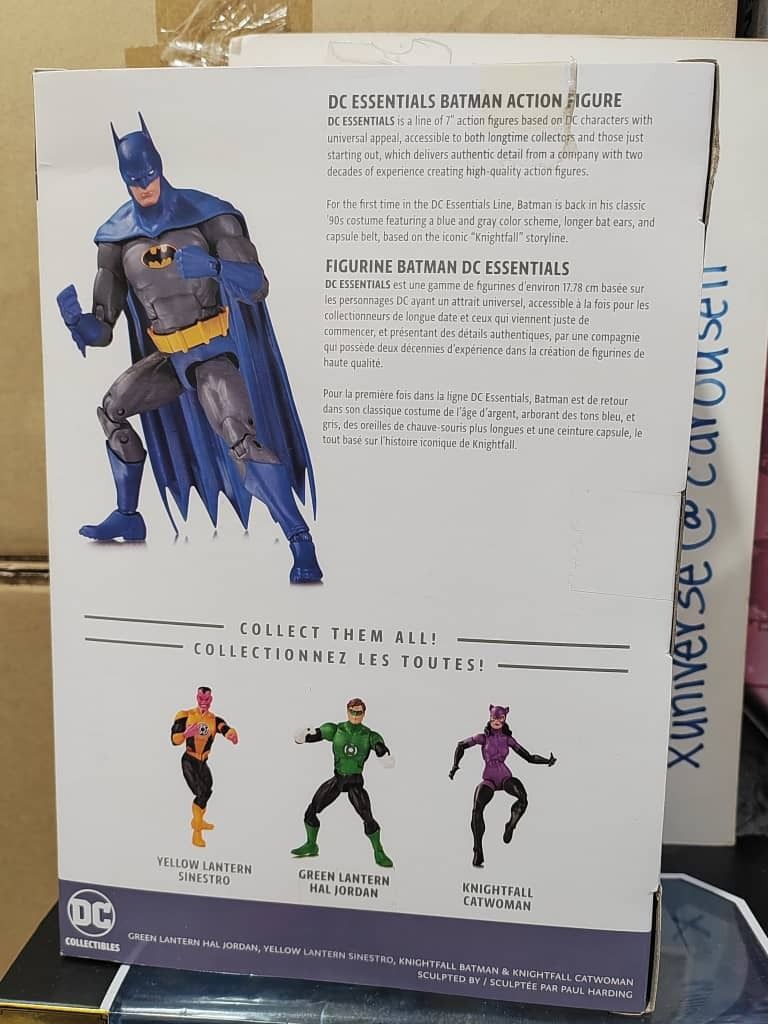 DC Direct Essentials BATMAN Knightfall - rare sdcc exclusive marvel ...