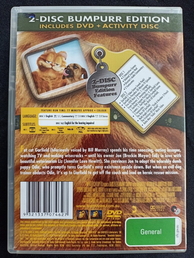 DVD Garfield : The Movie Hobbies Toys Music Media CDs DVDs on
