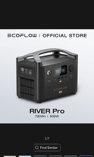 Ecoflow River Pro 600w 720Wh Power Station/UPS