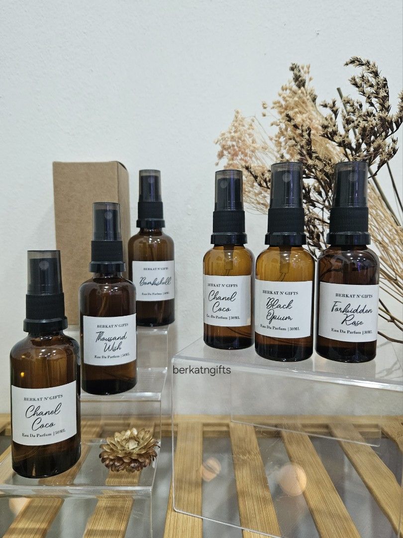 EDP Luxury inspired perfume 30ml/50ml alcohol free minyak wangi