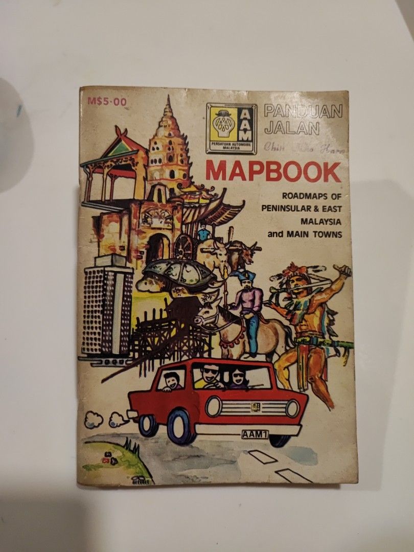 (ENG) AAM Mapbook : Roadmaps Of Peninsular & East Malaysia and Main ...