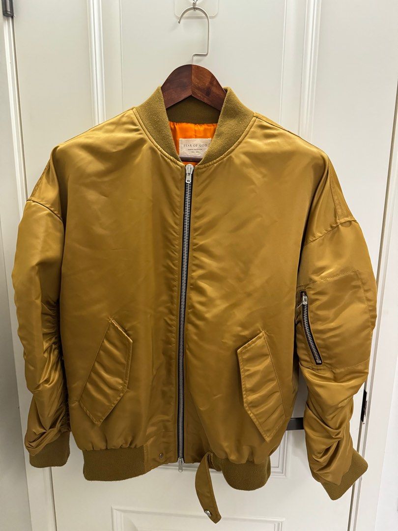 Fear of god 4th collection gold bomber