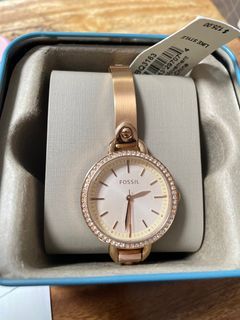 Fossil rosegold watch (Small face)