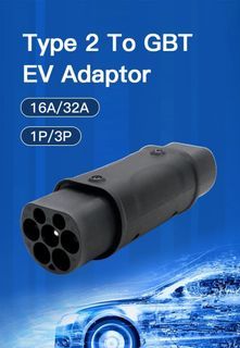 GBT to Type 2 EV Charger Adaptor IEC 62196 to GB China Standard EV Charger Converter Adapter