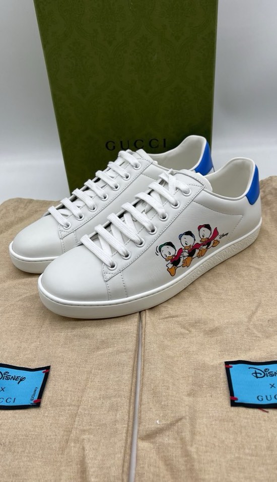 Gucci x Disney Ace Donald Duck Sneakers Luxury Sneakers