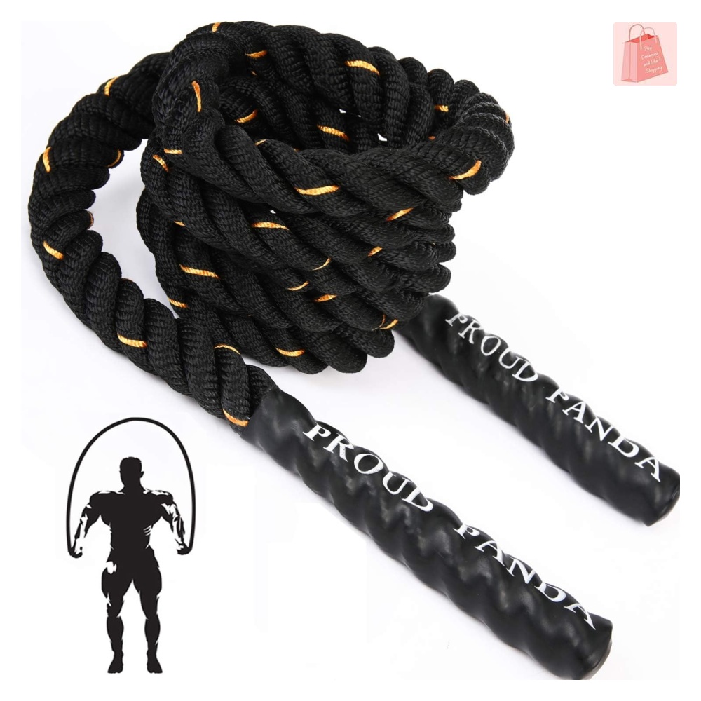 Heavy Jump Ropes for Fitness 2LB 3LB 5LB Weighted Adult Skipping