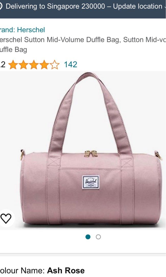 Herschel mini duffle bag online