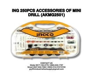 ING 250PCS ACCESSORIES OF MINI DRILL (AKMG2501)