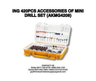 ING 420PCS ACCESSORIES OF MINI DRILL SET (AKMG4208)