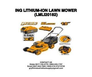 ING LITHIUM-ION LAWN MOWER (LMLI20182)