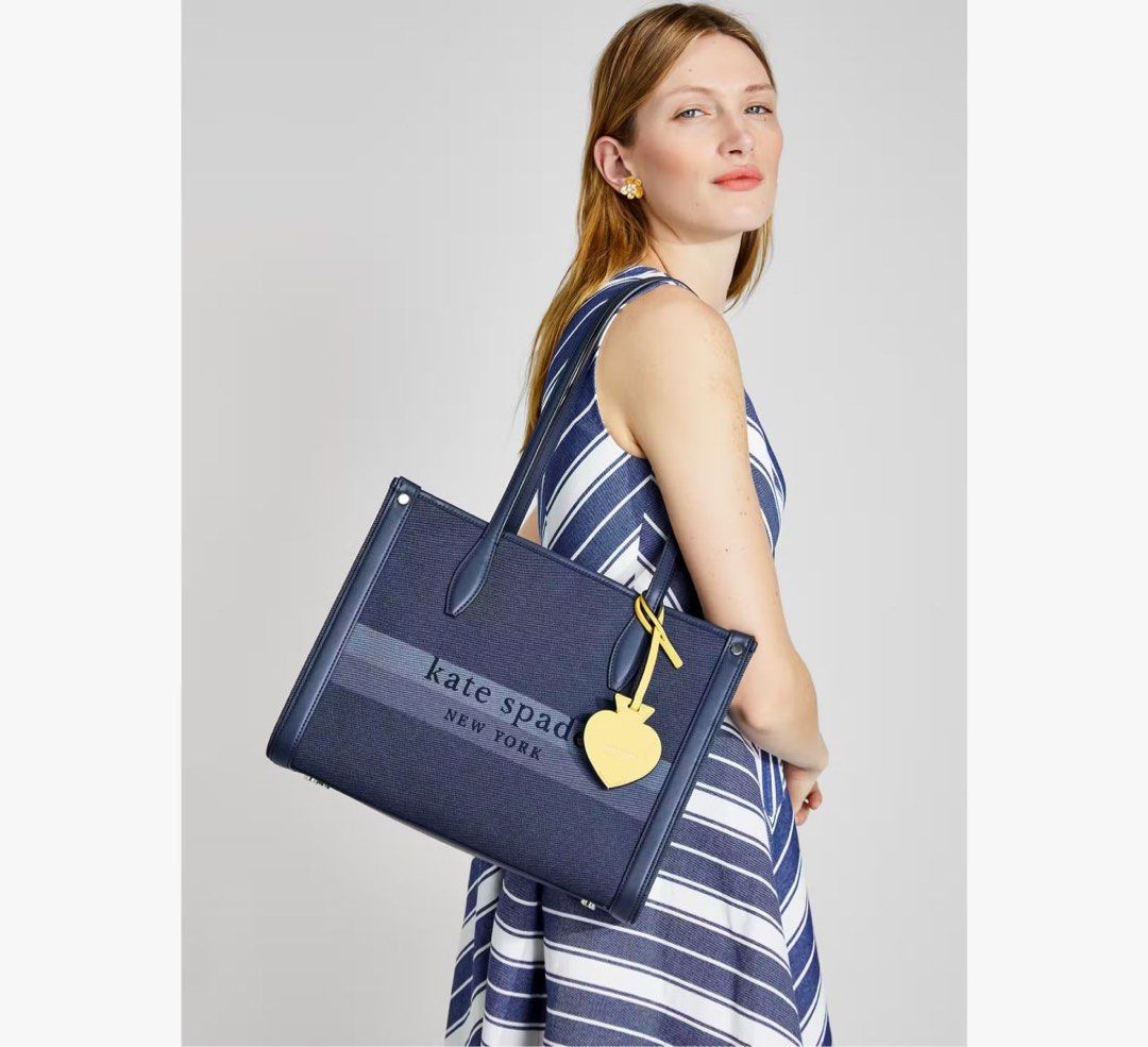Denim kate spade purse clearance