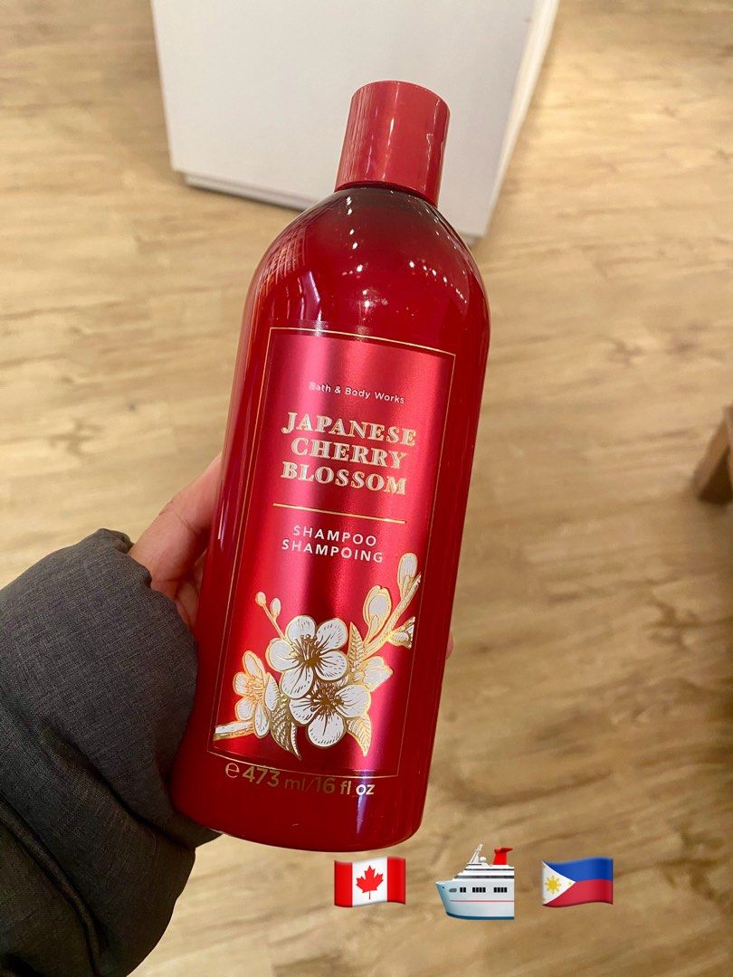 Japanese Cherry Blossom Shampoo, Beauty & Personal Care, Hair on Carousell