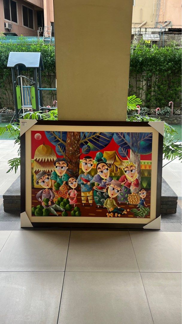 Jovan Benito Art 36x50 (Category: Art & Prints) located in Cavite. Submitted by markcasupanan (Listing ID 1289837159, Image 2). Description: Selling Jovan Benito Art Art Size: 36x50 with COA Wood frame Price Negotiable.