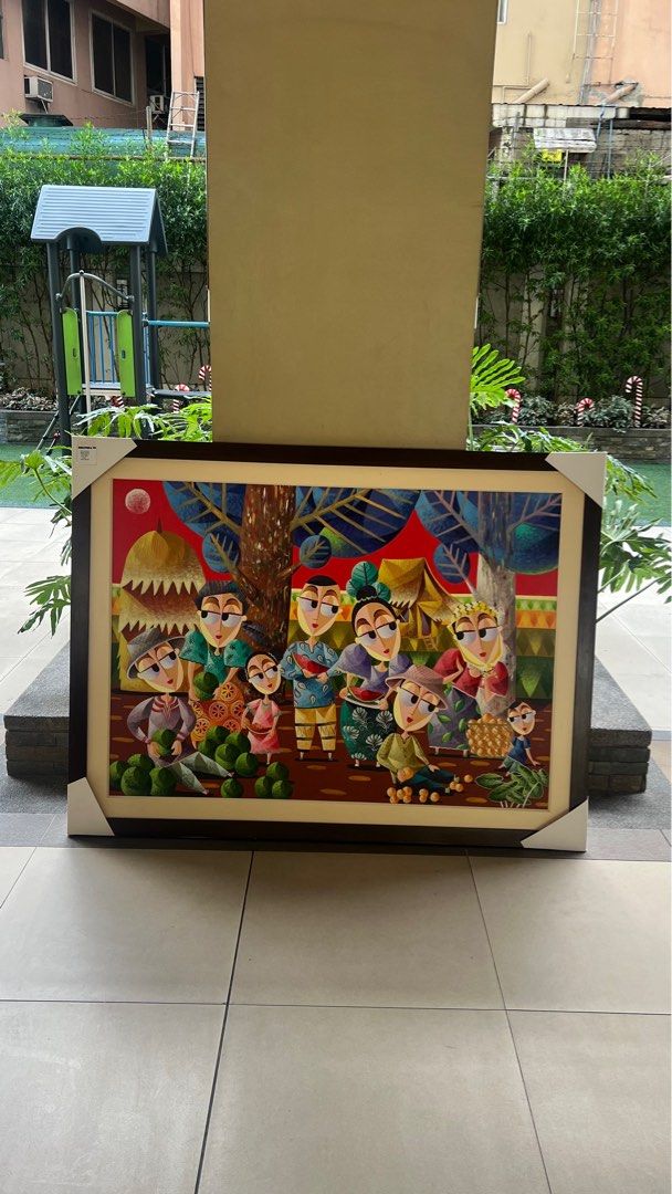 Jovan Benito Art 36x50 (Category: Art & Prints) located in Cavite. Submitted by markcasupanan (Listing ID 1289837159, Image 3). Description: Selling Jovan Benito Art Art Size: 36x50 with COA Wood frame Price Negotiable.