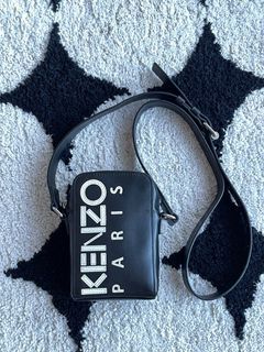 KENZO Men's Calfskin Cross Body Bag