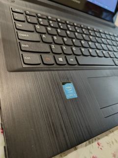 -Lenovo Intel Core i5 upto 2.60ghz
 8gb ram upto 16gb max
128gb ssd
 14inch  led HD malinaw 3D Dual speakers loud Dolby DTS Audio builtin webcam 
Wifi plus Bluetooth Windows 10 and ms Office installed
9.5k