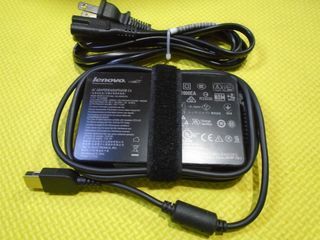 LENOVO THINKCENTRE PC LAPTOP 20V 3.25A 65W SQUARE USB POWER ADAPTER SLIM ORIG CHARGER (USED)