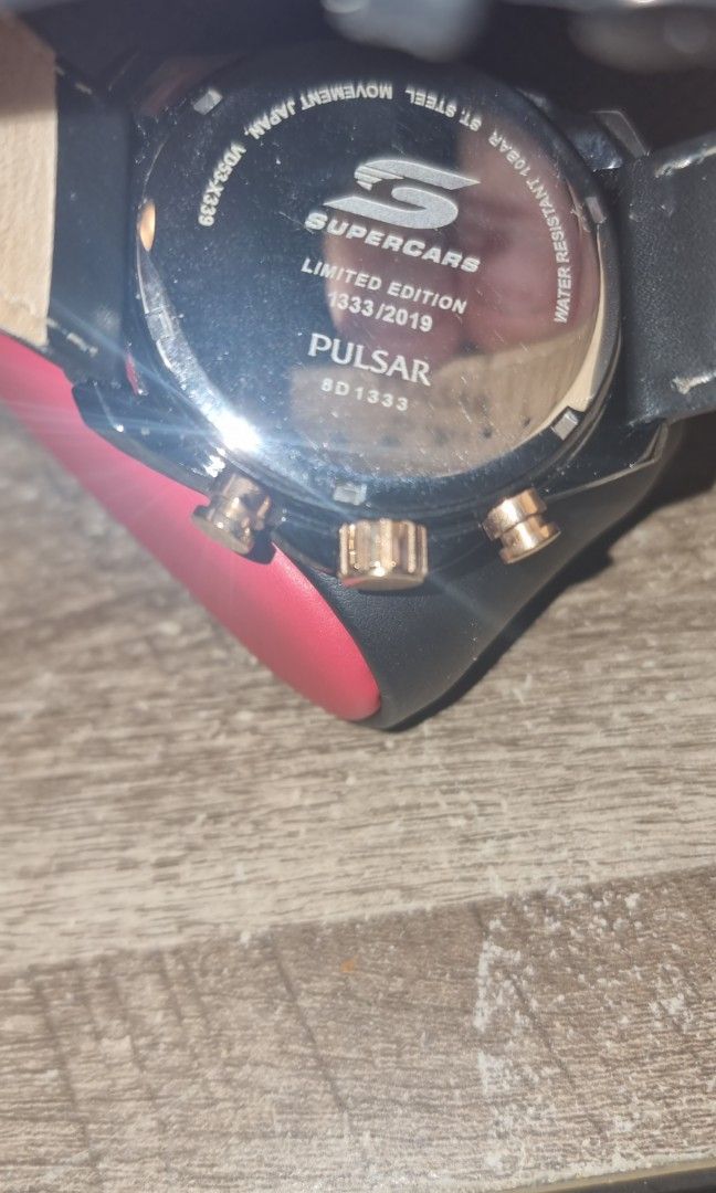 Limited edition V8 supercars pulsar watch 1333 2019 Luxury