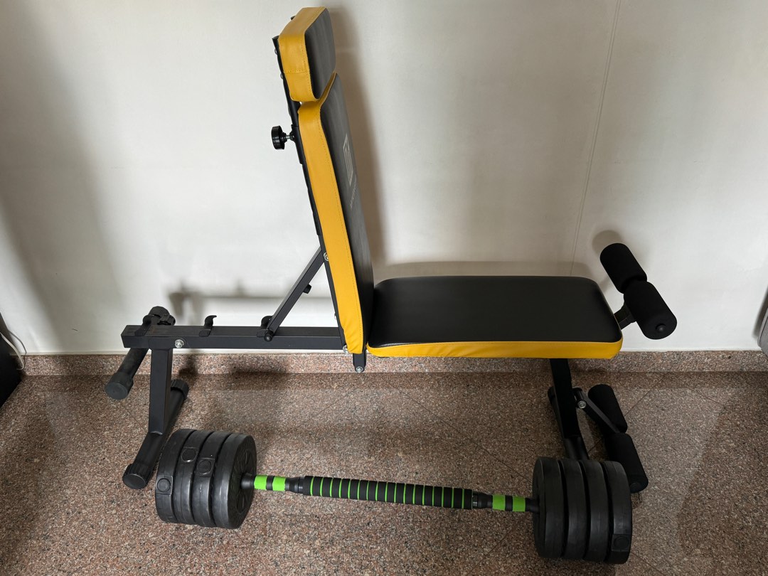 Gym double set hotsell price