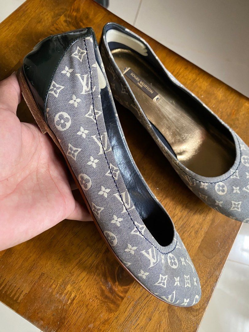 Canvas ballerina flats online