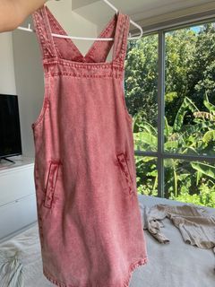 Mango denim 100% cotton mini jumper skirt
