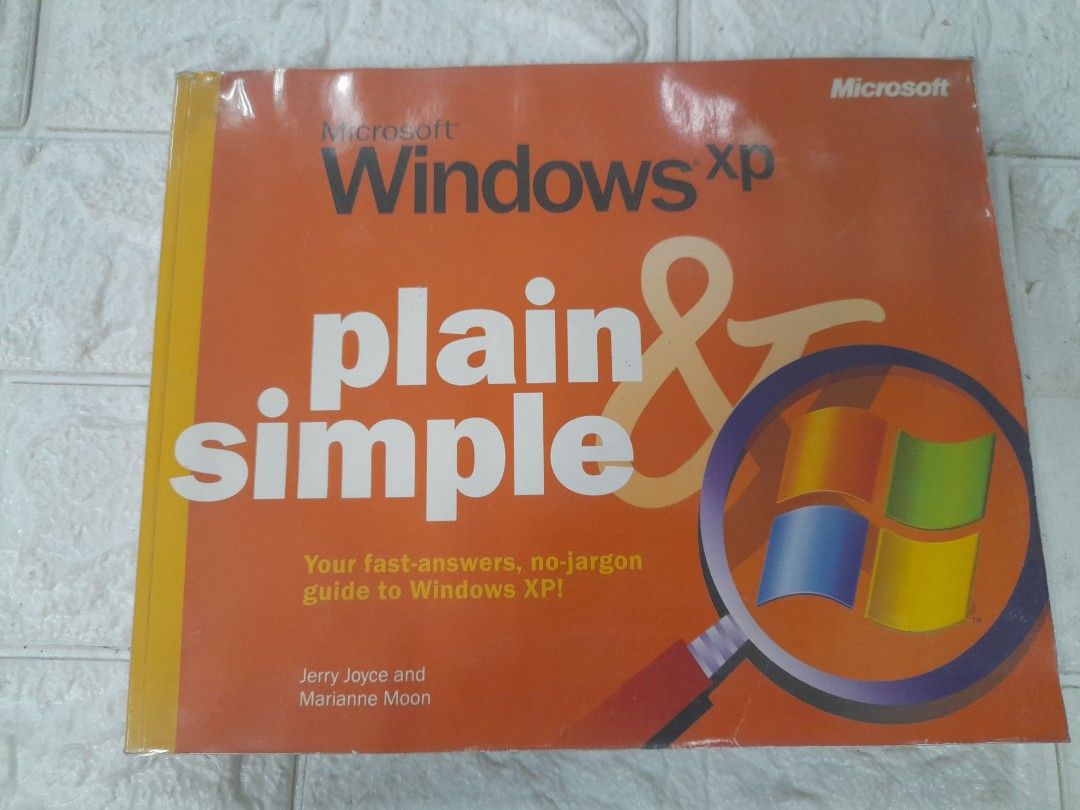 Microsoft Windows xp Plain and Simple (Category: Software) located in Pasay City. Submitted by ayin3 (Listing ID 1289751194, Image 1). Description: item is in excellent condition pages still very fresh pm for order.
