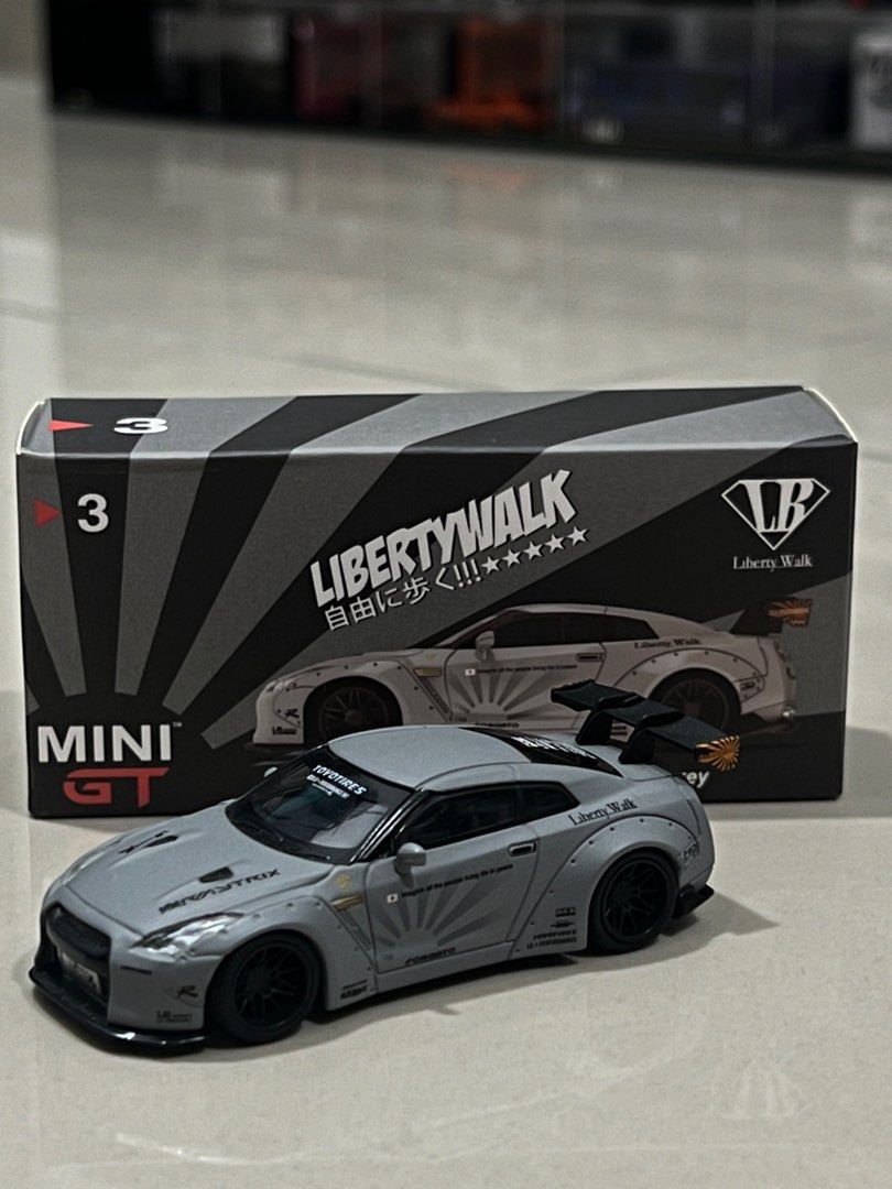 Mini Gt Lb Works Nissan Gt-R Matte Grey | eBay
