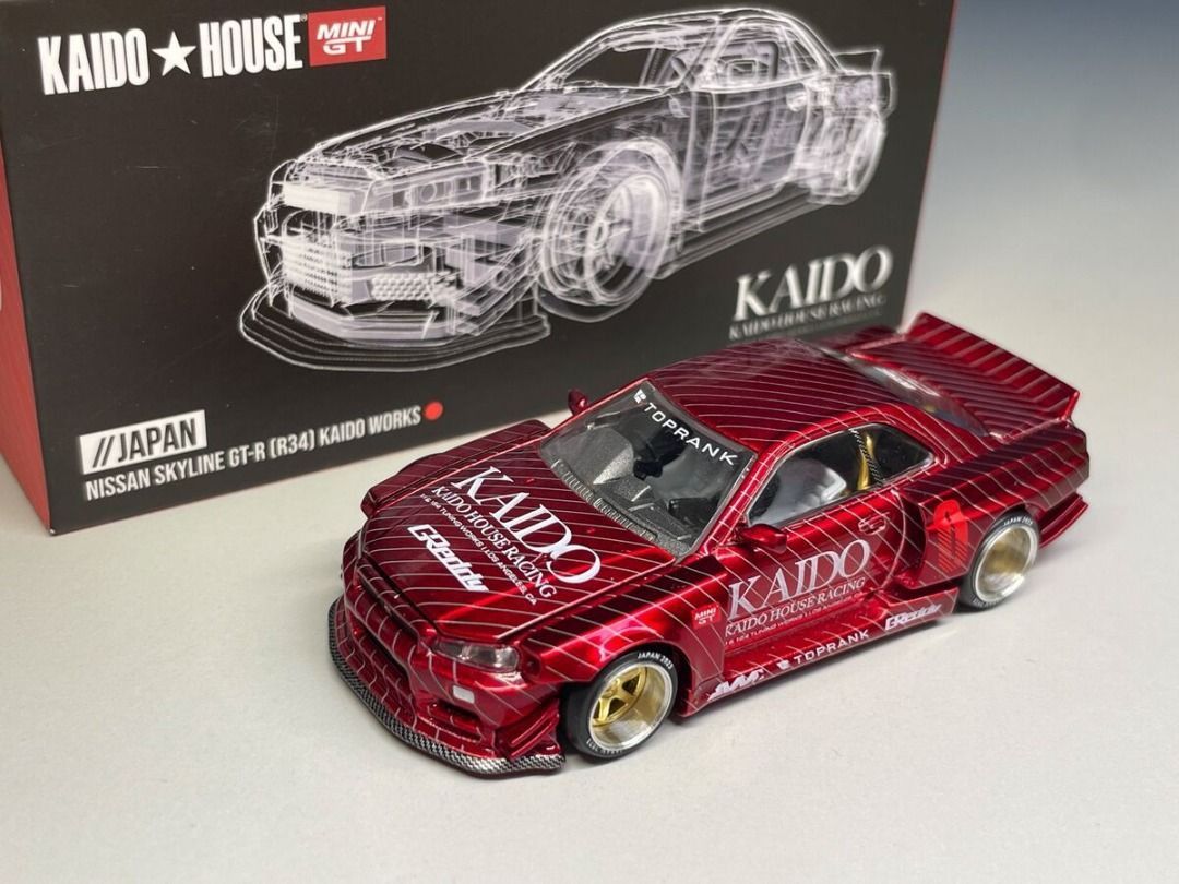静岡ホビーショーMINI GT KAIDO☆HOUSE R34 GT-R 未開封