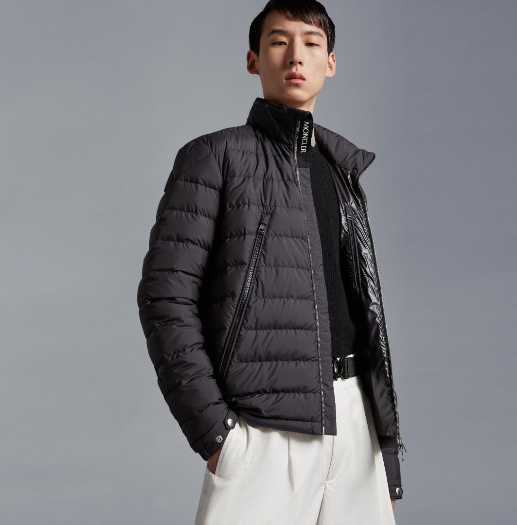 Moncler short down jacket cheap