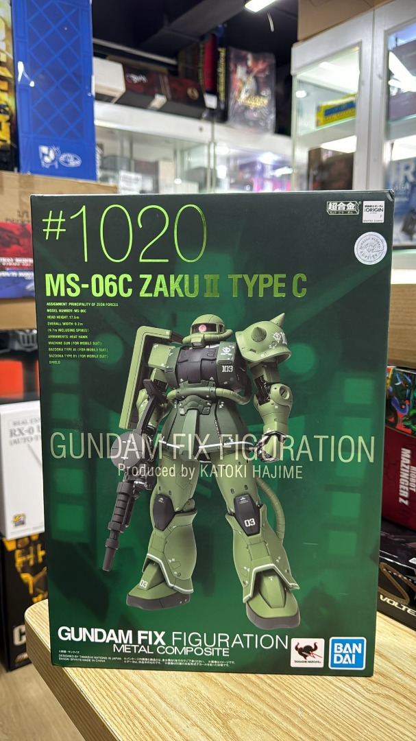 N)開封品Bandai Gundam Fix 1020 Metal Composite GFFMC MS-06C Zaku 
