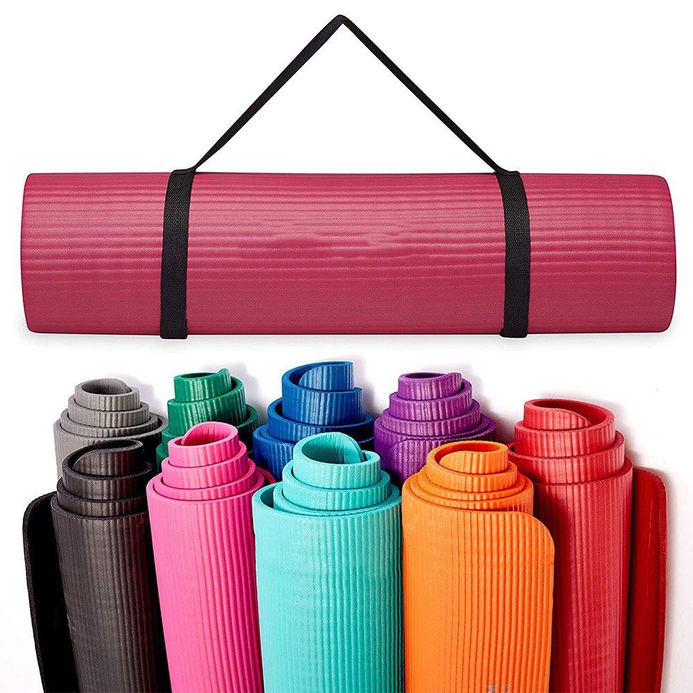 NBR/TPE Yoga Mat 10/15MM Soft High Density ​EXTRA THICK yoga mat Anti slip  exercise mat workout mat, Sports Equipment, Exercise & Fitness, Exercise  Mats on Carousell