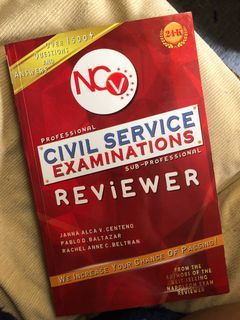 NCV Civil Service Examinations Reviewer