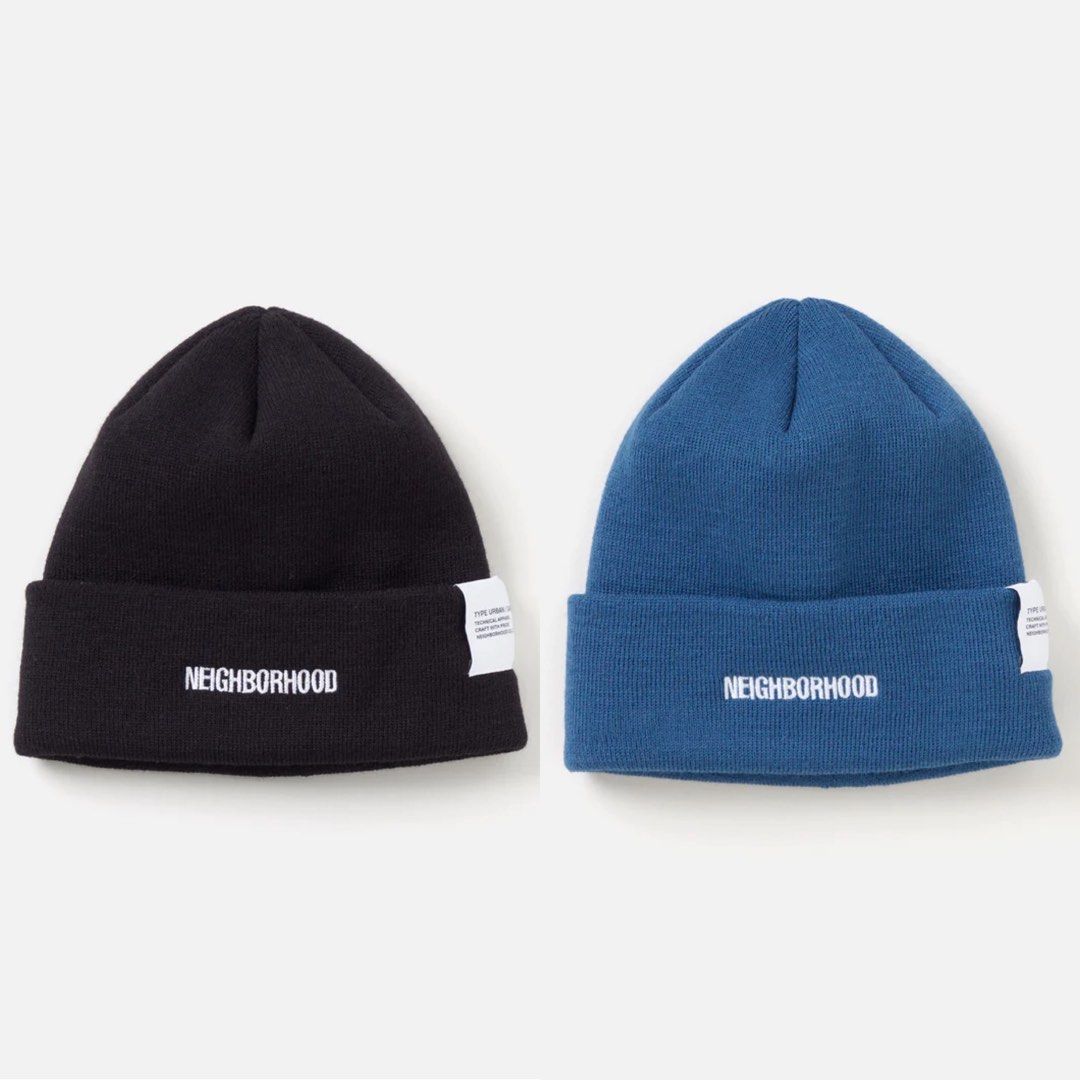 ぷ*の様 NEIGHBORHOOD BEANIE-CI/A-CAP Neighborhood Black CI Embroidery Beanie Neighborhood NEIGHBORHOOD